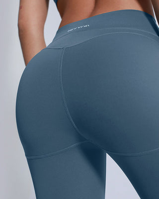 High Waist Elastic Nude Maternity Cropped Yoga Pants For Womens Running,  Yoga, And Fitness Activities With Hip Lifting From Zhuangxi, $15.34
