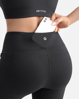 Magic Instant Butt Lift Padded Zip Pokets Leggings (removable pads)
