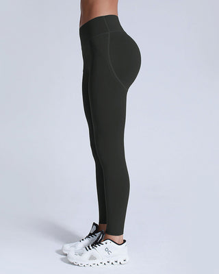 InstantRecovery Compression Tummy Control Crop Hi-Waist Leggings w/15in  Side Zip - Black - S at  Women's Clothing store